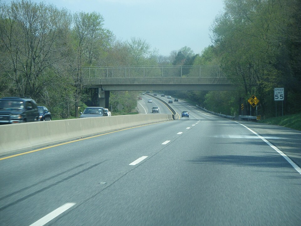 U.S. 1 approaching Route 213