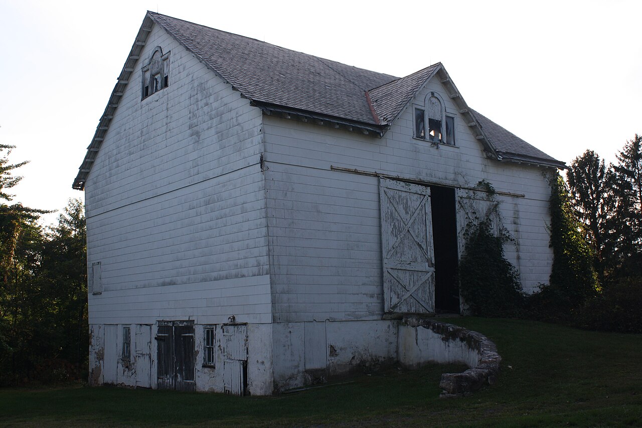 The barn at the Oscar Hammerstein II farm in Bucks County