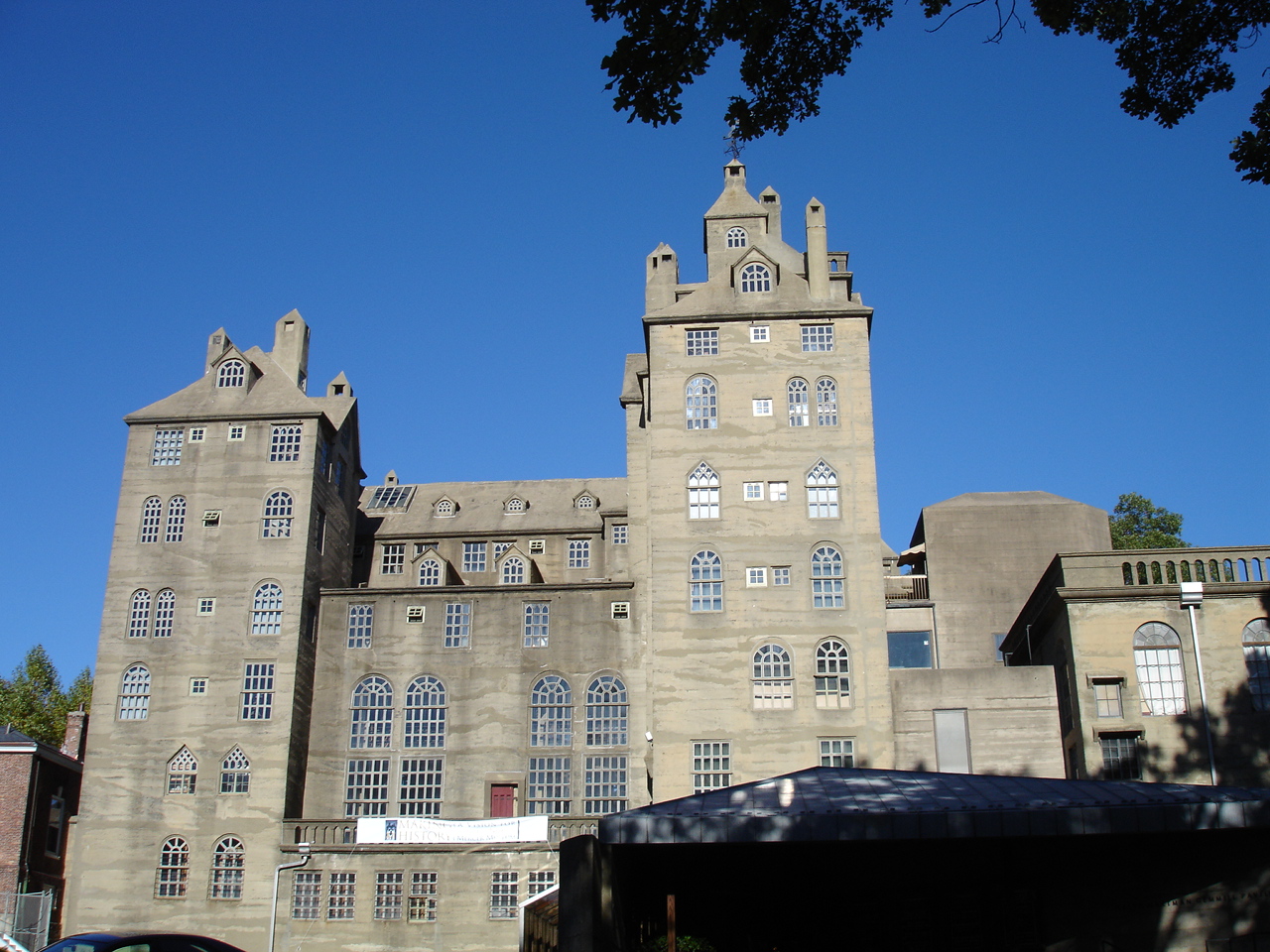 The Mercer Museum, a poured concrete castle in Doylestown, Pennsylvania