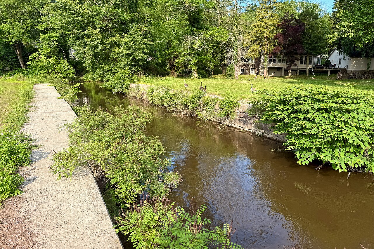 The outlet lock of the Delaware Canal in New Hope