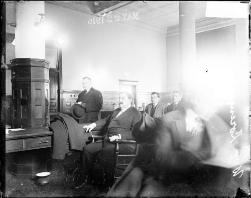 A courtroom interior