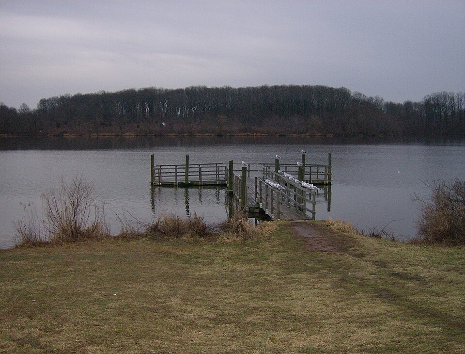 A dock at Lake Luxembourg
