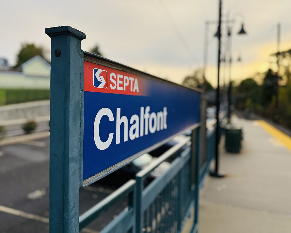 Chalfont SEPTA station on the Doylestown line