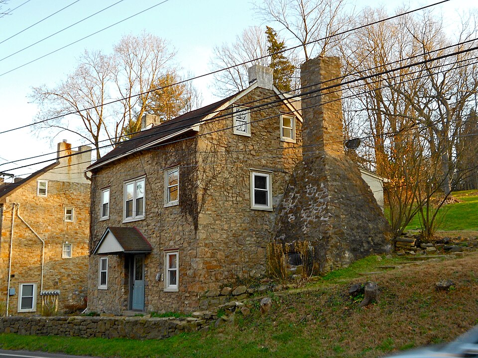 Rolling landscape in Bucks County